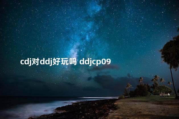 cdj对ddj好玩吗 ddjcp09